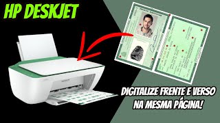 HP DeskJet | como digitalizar um documento frente e verso na mesma página