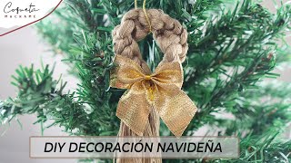 Decoraciones coquetas para tu árbol DIY/Coqueta Macramé