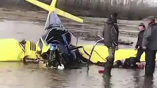 Самолет упал в воду,есть жертвы.часть 2