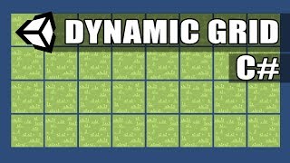 GameDev Tutorial: HowTo make a Dynamic Grid in Unity C# (2d sprites)