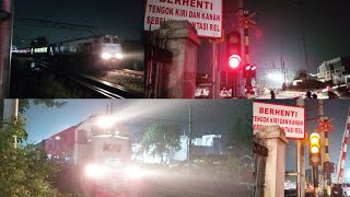 KERETA API ARGO PARAHYANGAN & TAWANG JAYA BIASA/NON PREMIUM DI JPL 111 CIKARANG BEKASI