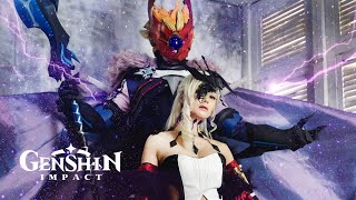 Tartaglia and La Signora in LIVE ACTION! (Awesome Genshin Impact Cosplay! ) | Prince De Guzman