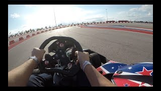 COTA Karting Spinout!