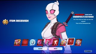 Fortnite | Battle Pass Reward | Page 1 | Gwenpool Outfit | Preview Styles | Chapter 5 Season 4.