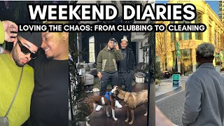 WEEKEND DIARIES: Christmas Chaos, Clubs, and Cleaning