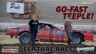 Thunderstock main event at Ohsweken onboard with GoFast Teeple #11 #stockcarracing