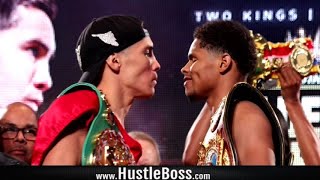 Shakur Stevenson vs Oscar Valdez Weigh-In