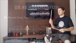 Os 40 Rudimentos - #33 - Double Drag Tap