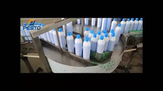 PACKAGING MACHINE PESTO toilet detergent filling capping labeling cartoning machine