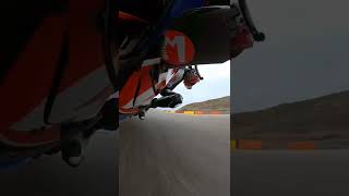 bike race knee touch the track #race