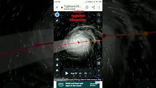 violent typhoon hinnamnor close to invest 98w