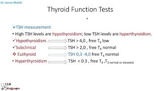 10 Testing of Thyroid Function