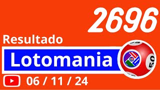 Lotomania 2696 - Resultado da Lotomania de Hoje Concurso 2696