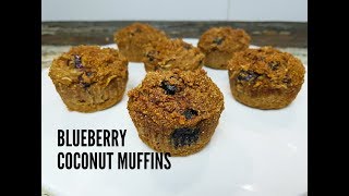 BLUEBERRY COCONUT MUFFINS - CookingwithKarma