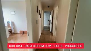 CASA DE 3 DORMITÓRIOS COM 1 SUÍTE, PRONTA PARA MORAR, NO BAIRRO PROGRESSO! - Zatt Imóveis