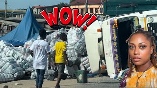 Overweight Trucks Causing Chaos In Ghana's Roads | Juss Vlog | Ghana Vlog