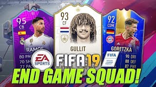 MY INSANE END GAME TEAM! (FIFA 19 Ultimate Team)