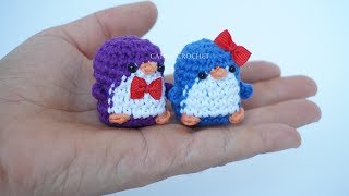 Mini pigüino amigurumi tutorial