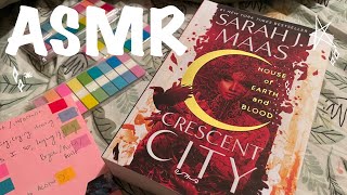 ASMR book ramble with lots of tapping ♡