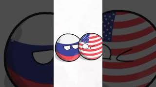 Россия убила Америку со злости в катриболз!#countryballs #катриболз