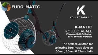 Euro-matic K-matic Kollectaball Assembly Video for playpen balls