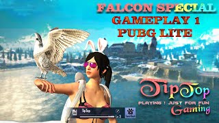 PUBG LITE Gameplay 1 With Random Teammates.  And Yes ! with most loyal FALCON ! #FALCON_SPECIAL