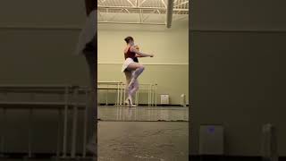 The end was amazing!😆😆 #ballerina #ballet #shorts #pointe #dance #dancer #turning