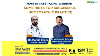 Hints for Successful Homeopathic Practice | Dr Muhammed Rafeeque interviewed by Dr Manish Bhatia