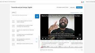 How to Transcribe Your YouTube Video for FREE Hearing Impaired/Deaf & people preferring written word