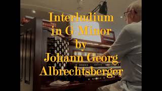 Interludium in G Minor by Johann Georg Albrechtsberger