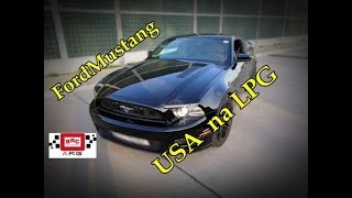 Mustang na LPG 3.7 305kM montaż instalacji BRC od ARG Auto Gaz Łódź