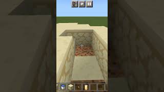 Sandcastle in Minecraft ( world smallest violin ) #shorts