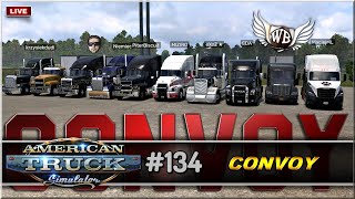 LIVE | American Truck Simulator - #134 "Convoy"