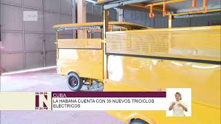 Cuba: Triciclos eléctricos fortalecerán transportación en La Habana