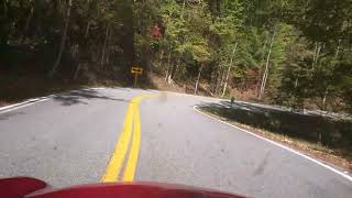 02 Mini Cooper S tames a section of The Tail of the Dragon