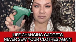 NEVER SEW YOUR CLOTHES AGAIN. Life changing gadget.How to sew clothes without a sewing machine #omg