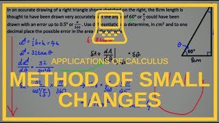 Error in the Area of a Triangle - Method of Small Increments (Example)