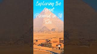 Exploring The Great Pyramid | Pyramid of Giza #shortvideo #shortsviral #travel #amazingplaces