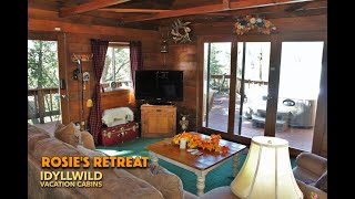 Rosie's Retreat - An Idyllwild Vacation Cabin that sleeps 4 and offers Spectacular Views and Hot Tub