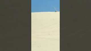 6.0 powerstroke jumping down silverlake sand dunes hill