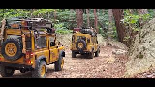 Camel Trophy Defender D110 & D90 (Boomracing BRX02, RC4WD gelande2)