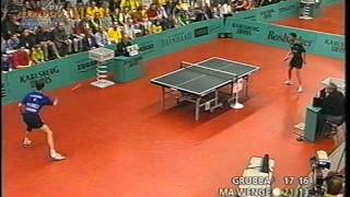 Tischtennis Bundesliga: Andrzej Grubba vs Ma Wenge May 98