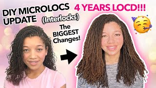 DIY MICROLOCS UPDATE | 4 YEAR LOCAVERSARY | TESTING PREDICTIONS | INTERLOC JOURNEY