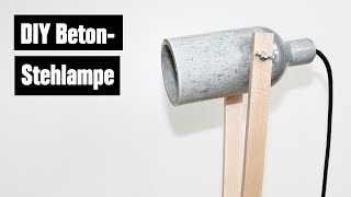 DIY Beton Stehlampe