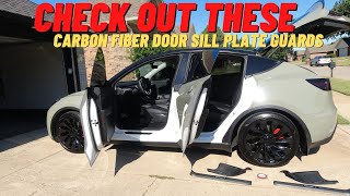 Check out these Tesla Model Y Door Sill Plate Guards by BMZX!!