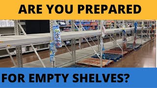 Empty Shelves at Walmart! : Food Shortages? -