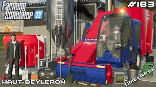 LELY FEEDING ROBOT IN ACTION | Animals on Haut-Beyleron | Farming Simulator 22 | Episode 183