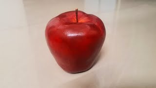 How to make apple with clay 🍎 | Clay fruits