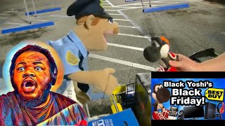 SML Movie: Black Yoshi's Black Friday (REACTION) #sml #jeffy #blackyoshi #blackfriday 😂🛍️