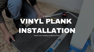 Installing Vinyl Plank Flooring | Bathroom & Mudroom | Home Renovation